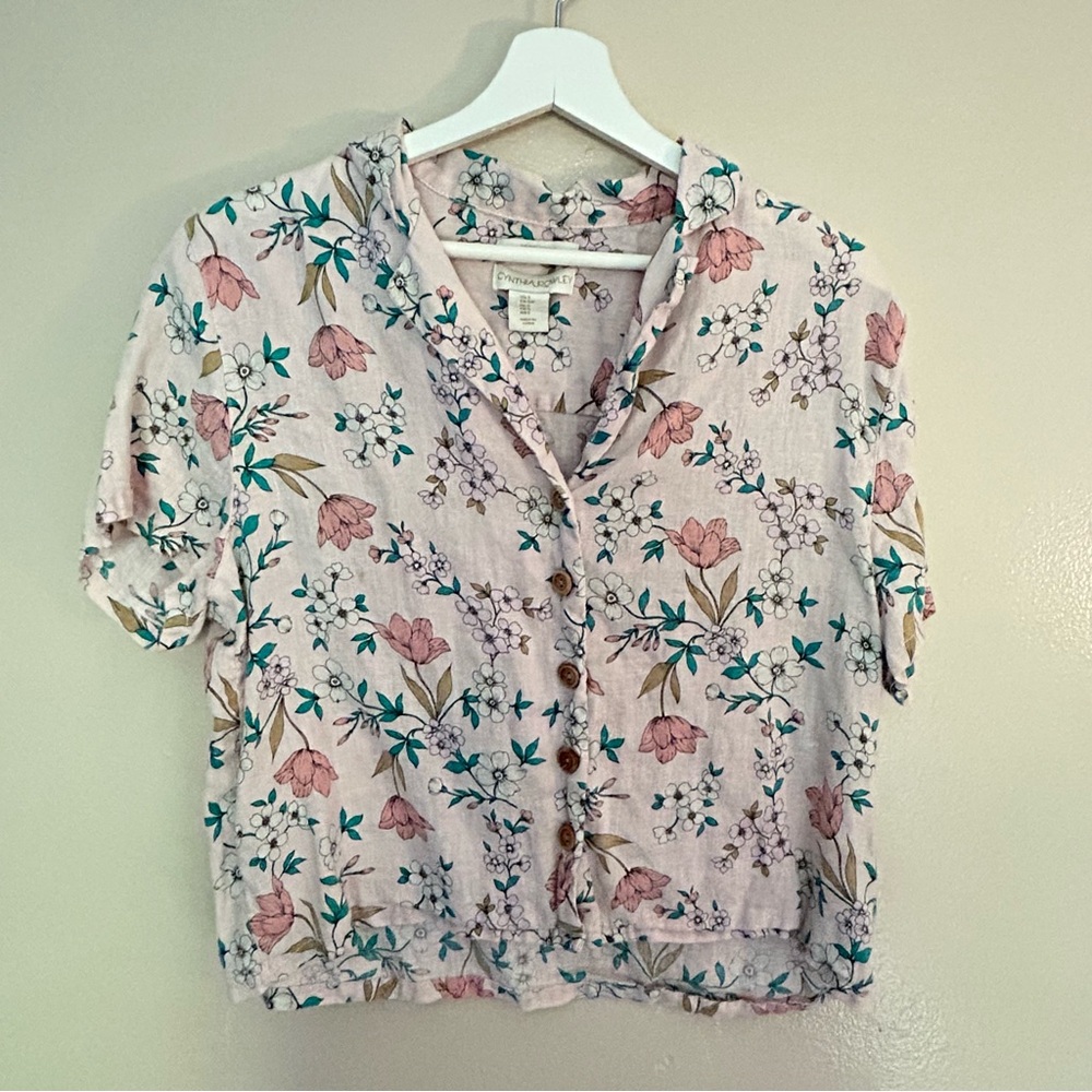 Floral Button Down